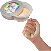 Theraflex Masilla antimicrobiana para ejercitar las manos (85 g- color tostado- extra suave)